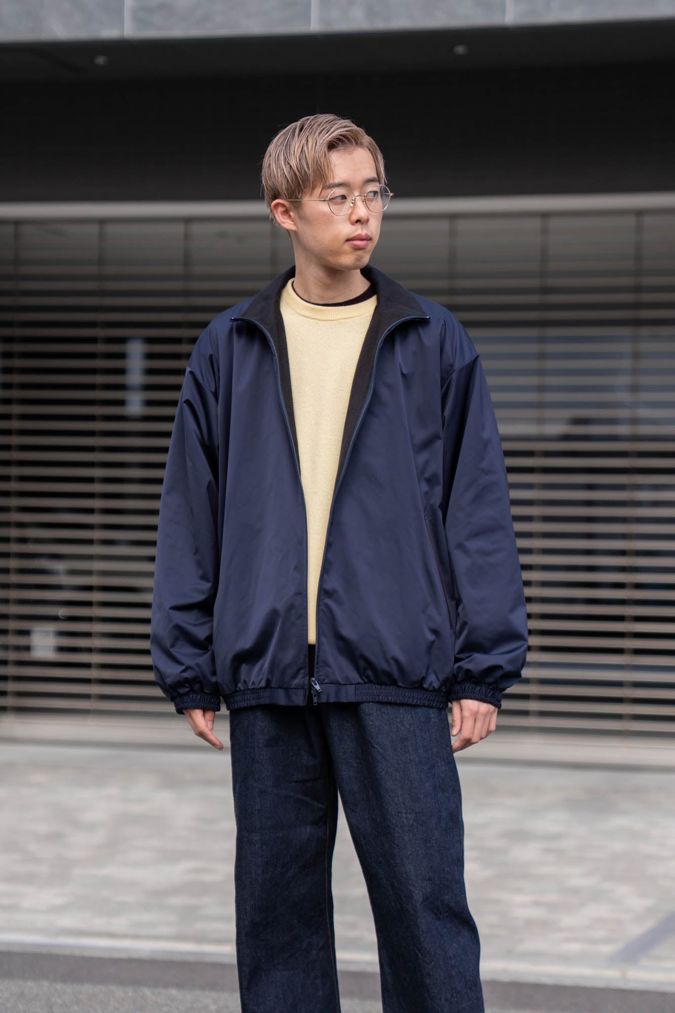 SILK-BACK STAND COLLAR ZIP JACKET(ST.1378) | ブルゾン ssstein