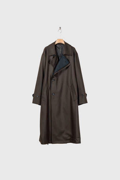 DOUBLE LAPELED DOUBLE BREASTED COAT(ST.1209)