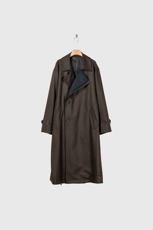 DOUBLE LAPELED DOUBLE BREASTED COAT(ST.1209)