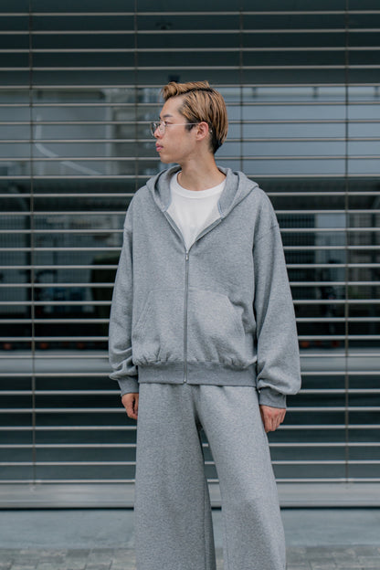 YAK/COTTON SWEAT ZIP HOODY(ST.1287)