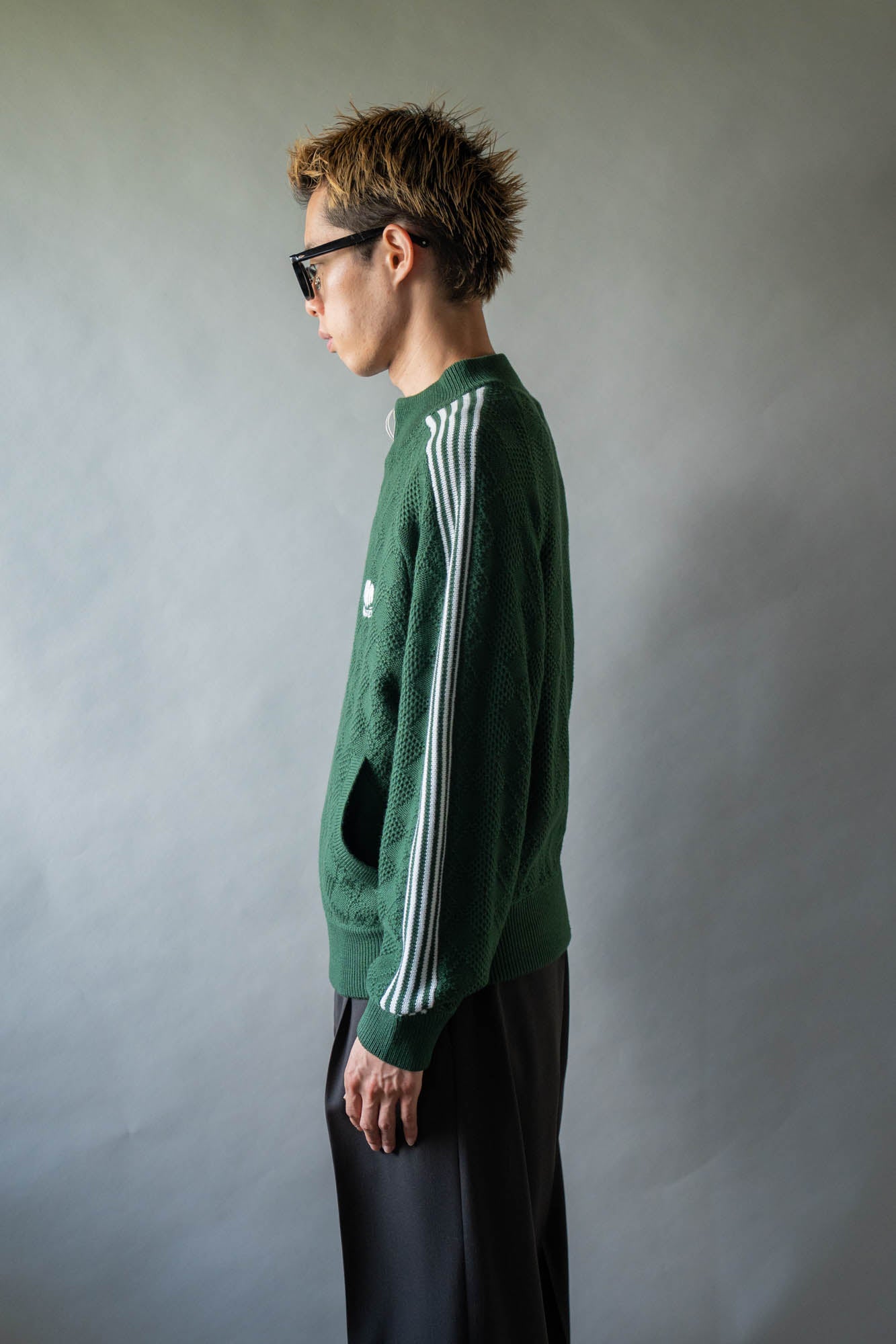 KNITTED TRAINING JACKET