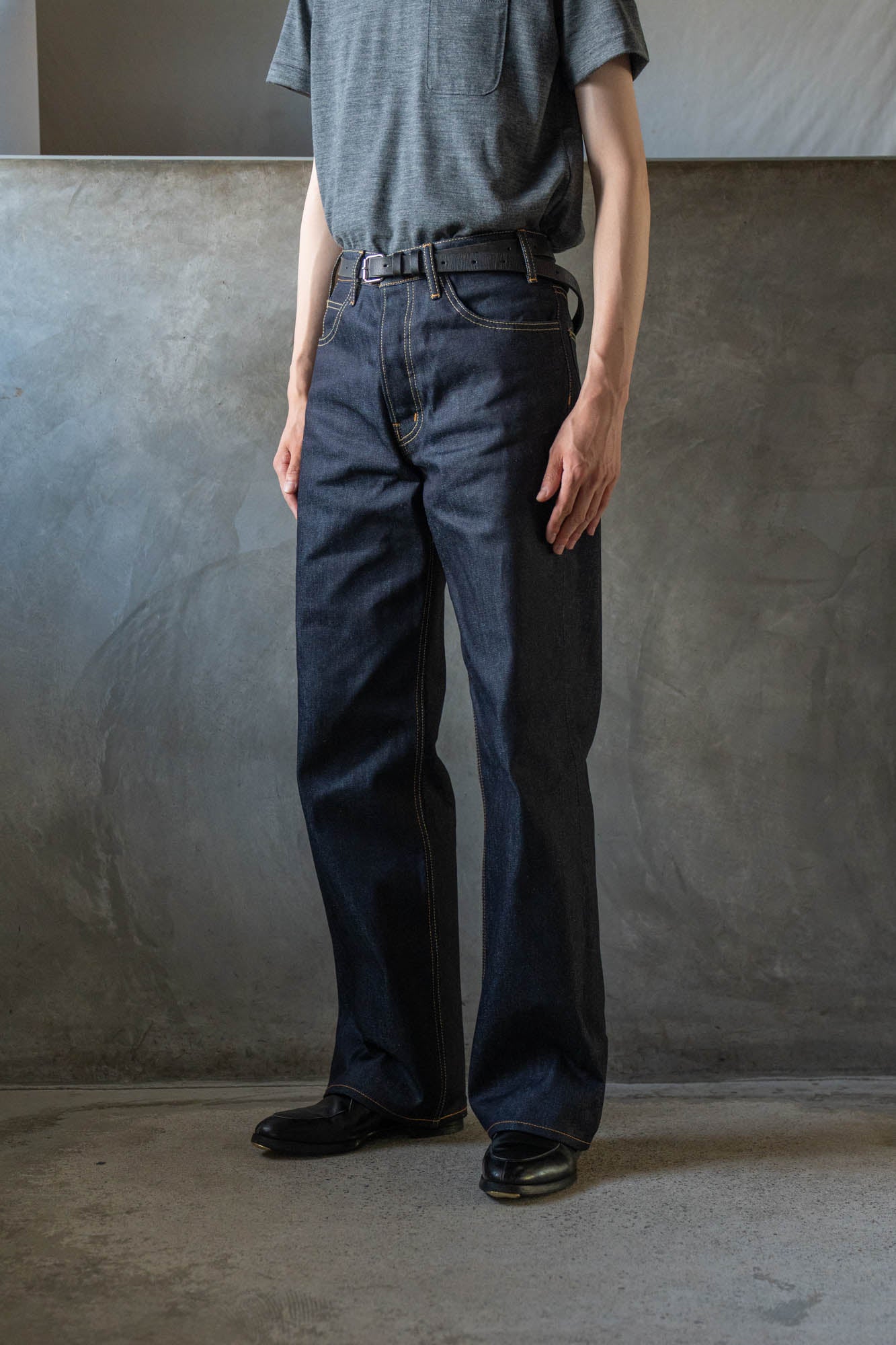 ORDINARY STRAIGHT DENIM PANTS .16 -Brando-