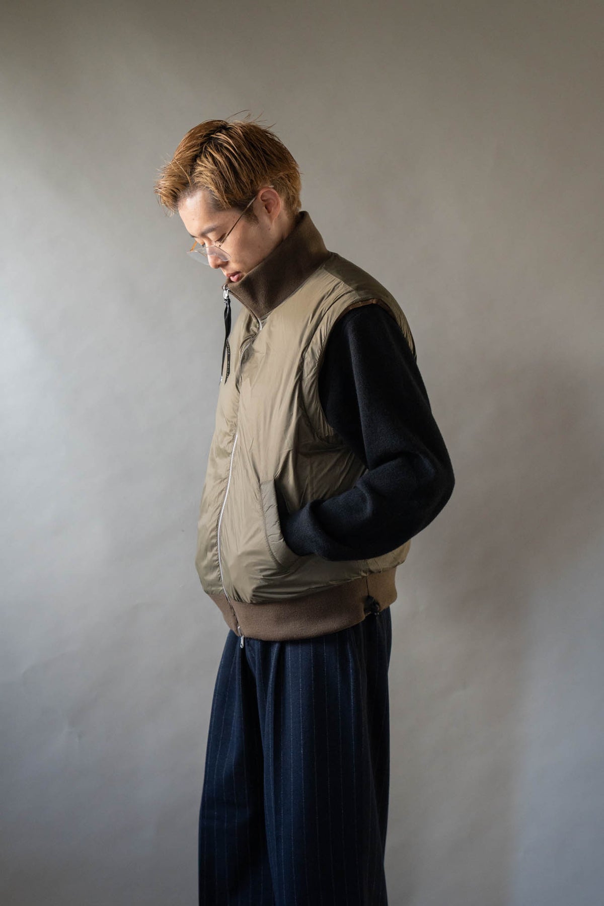 08sircus × TAION Down detachable bomber reversible
