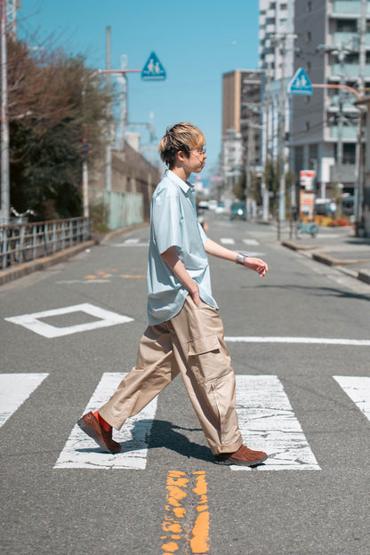 SUVIN COTTON OVERSIZED SS SHIRT(ST.1497)