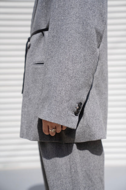 W/CA BEAVER BACK SLASH PEAK LAPEL JACKET(ST.1243)