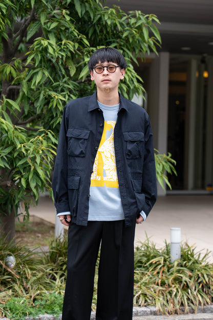 GARMENT DYE SAFARI JACKET