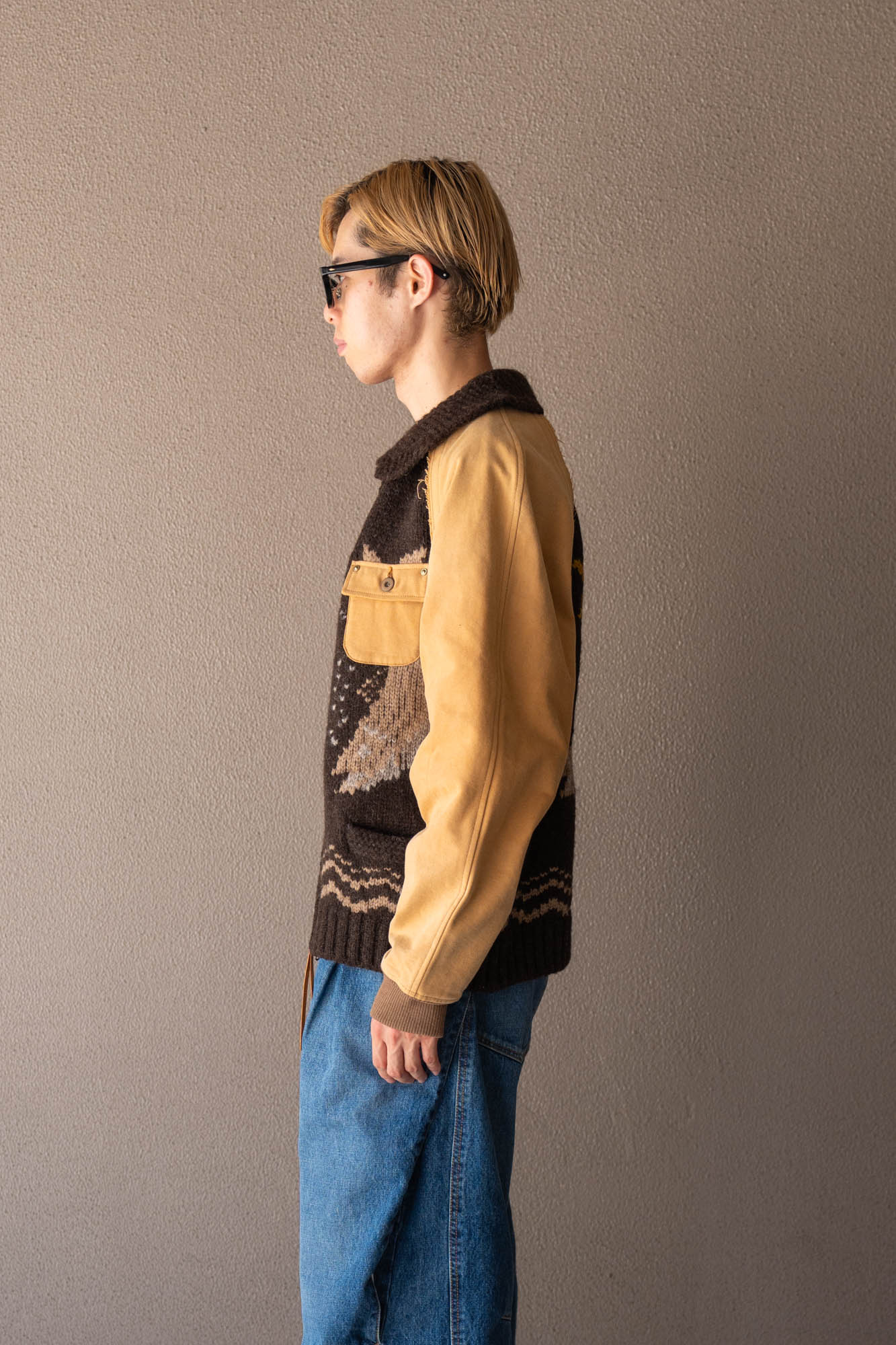 Combination cowichan sweater