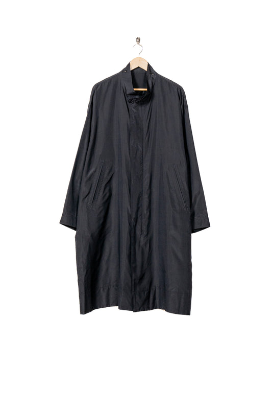 Silk taffeta airy mods coat