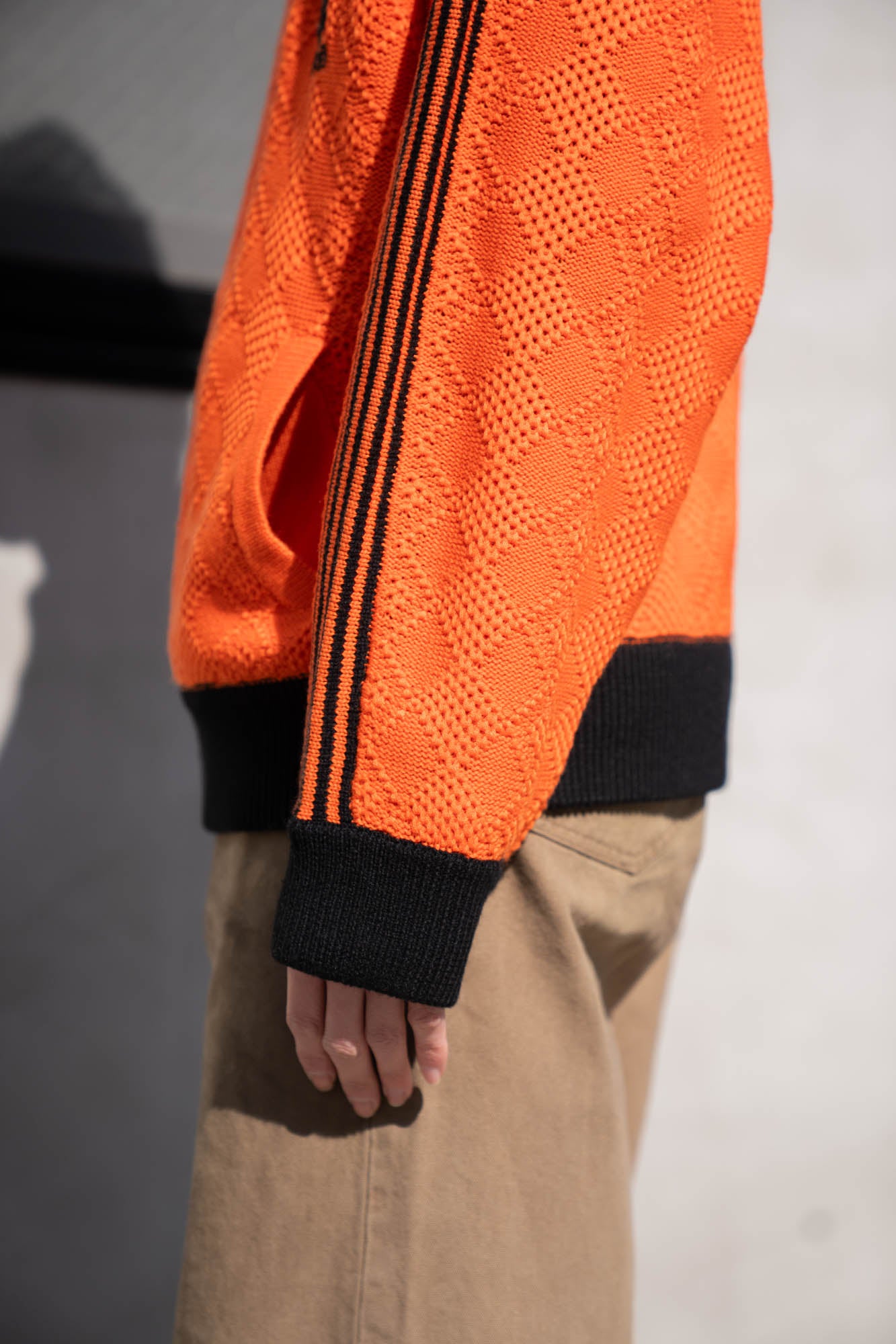 KNITTED TRAINING JACKET