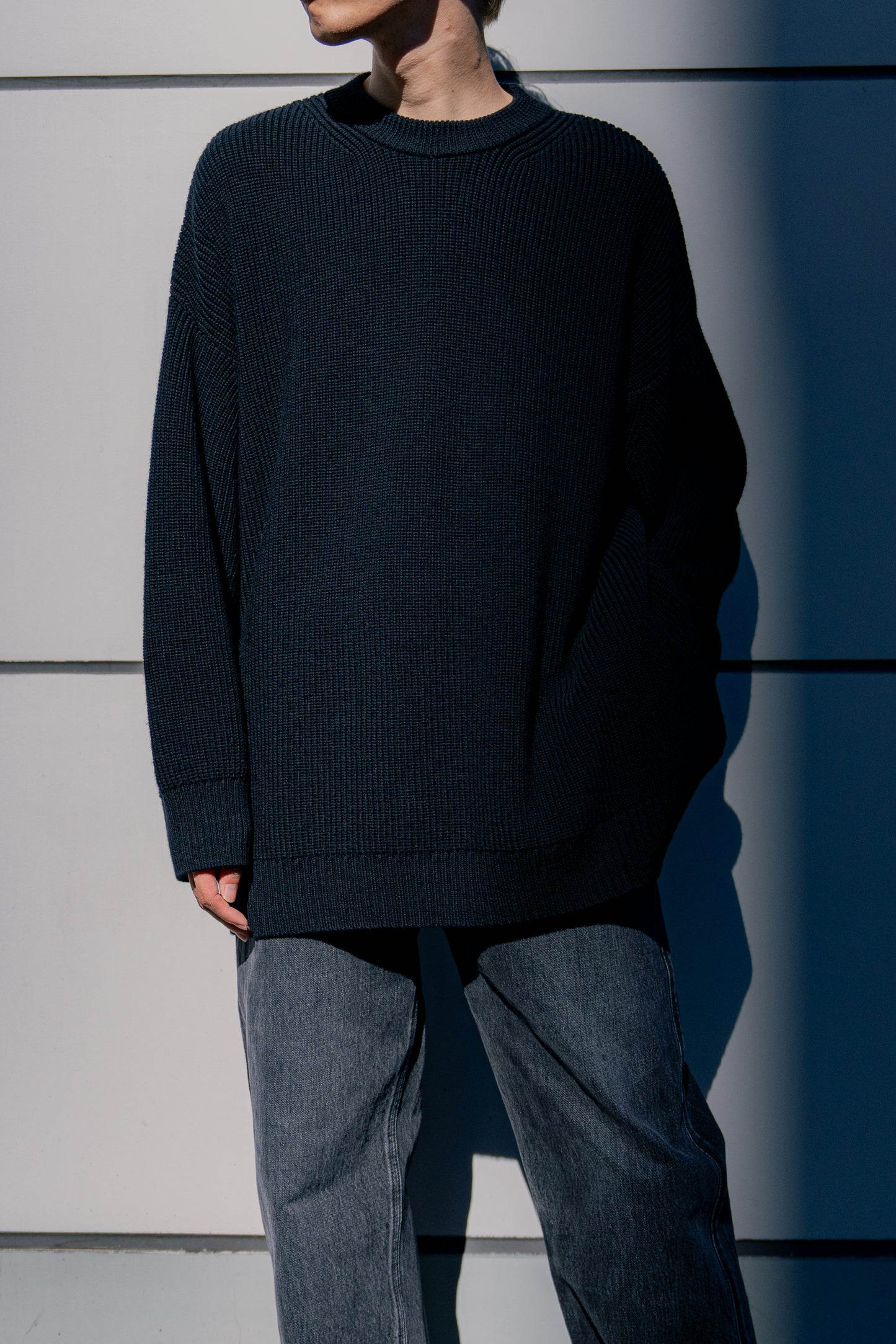 LOW GAUGE MERINO CREWNECK KNIT