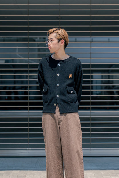 BIRD PATCH CARDIGAN