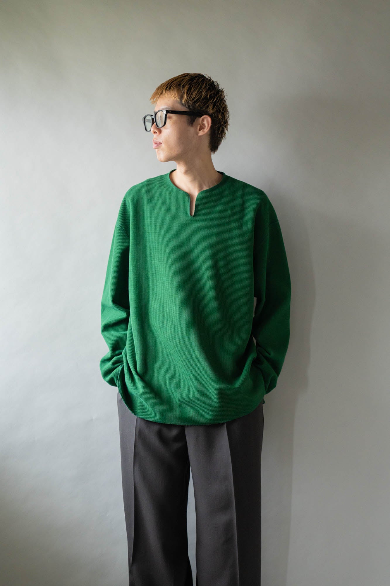 Rough&Smooth Thermal Over-neck L/S