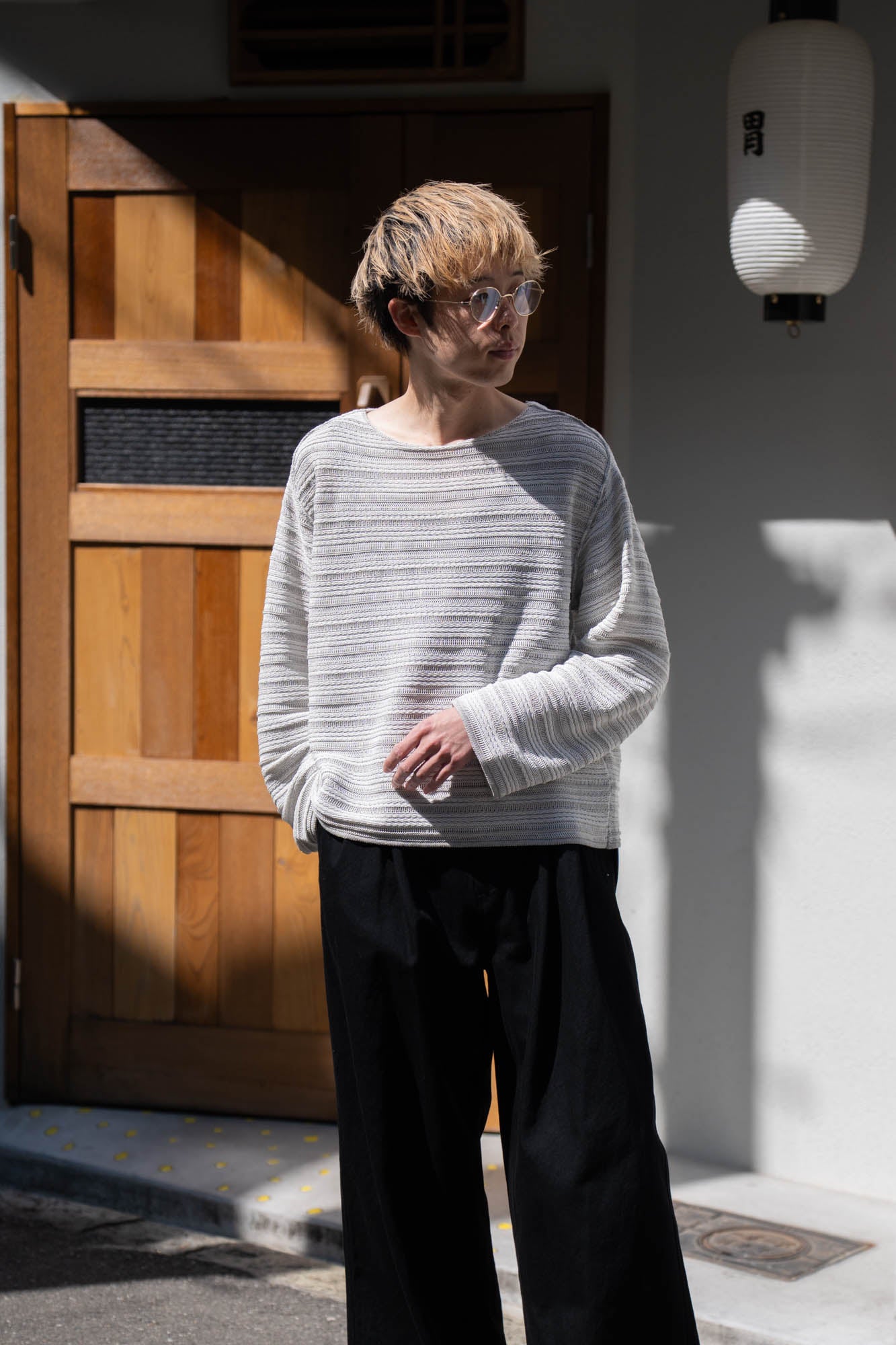 LACE KNITTING PULLOVER