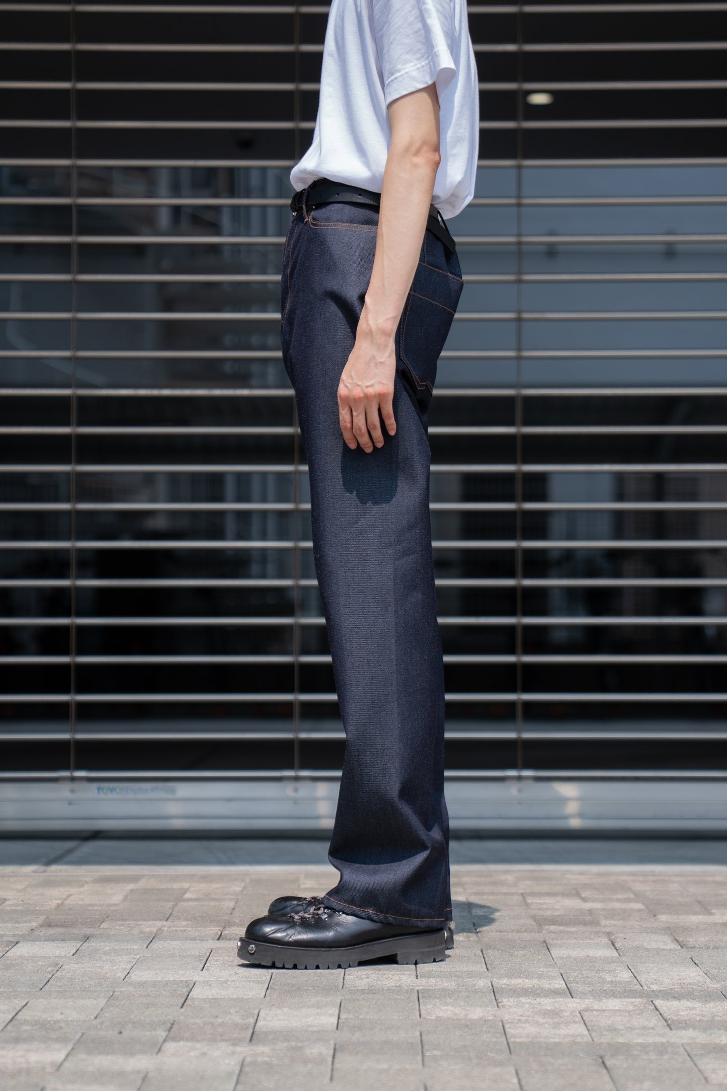 DENIM PANT IN WOOL DENIM