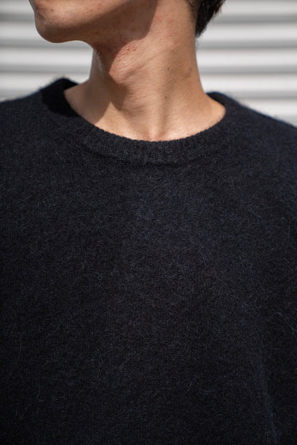WOOL/ALPACA KNIT CREW NECK LS(ST.1294)
