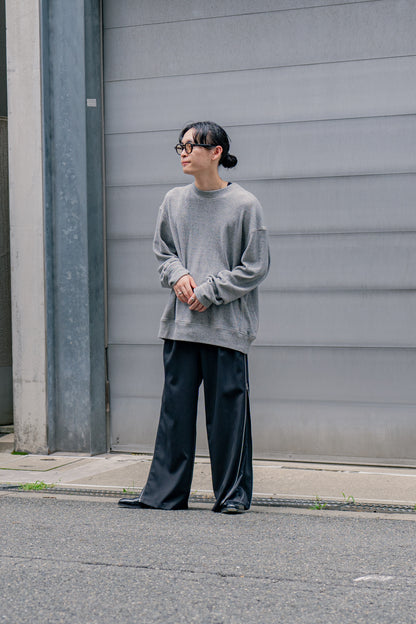 Dobby cloth side zip pants