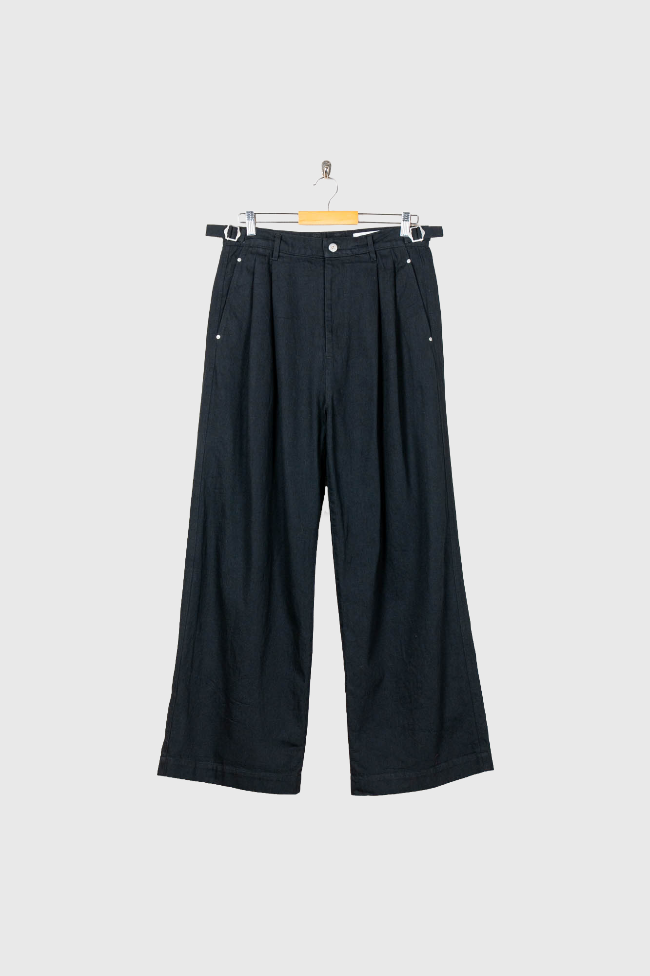 TWO TUCKS BUGGY PANTS