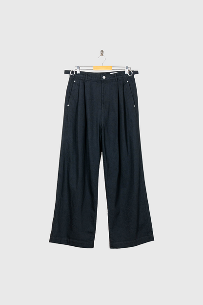 TWO TUCKS BUGGY PANTS