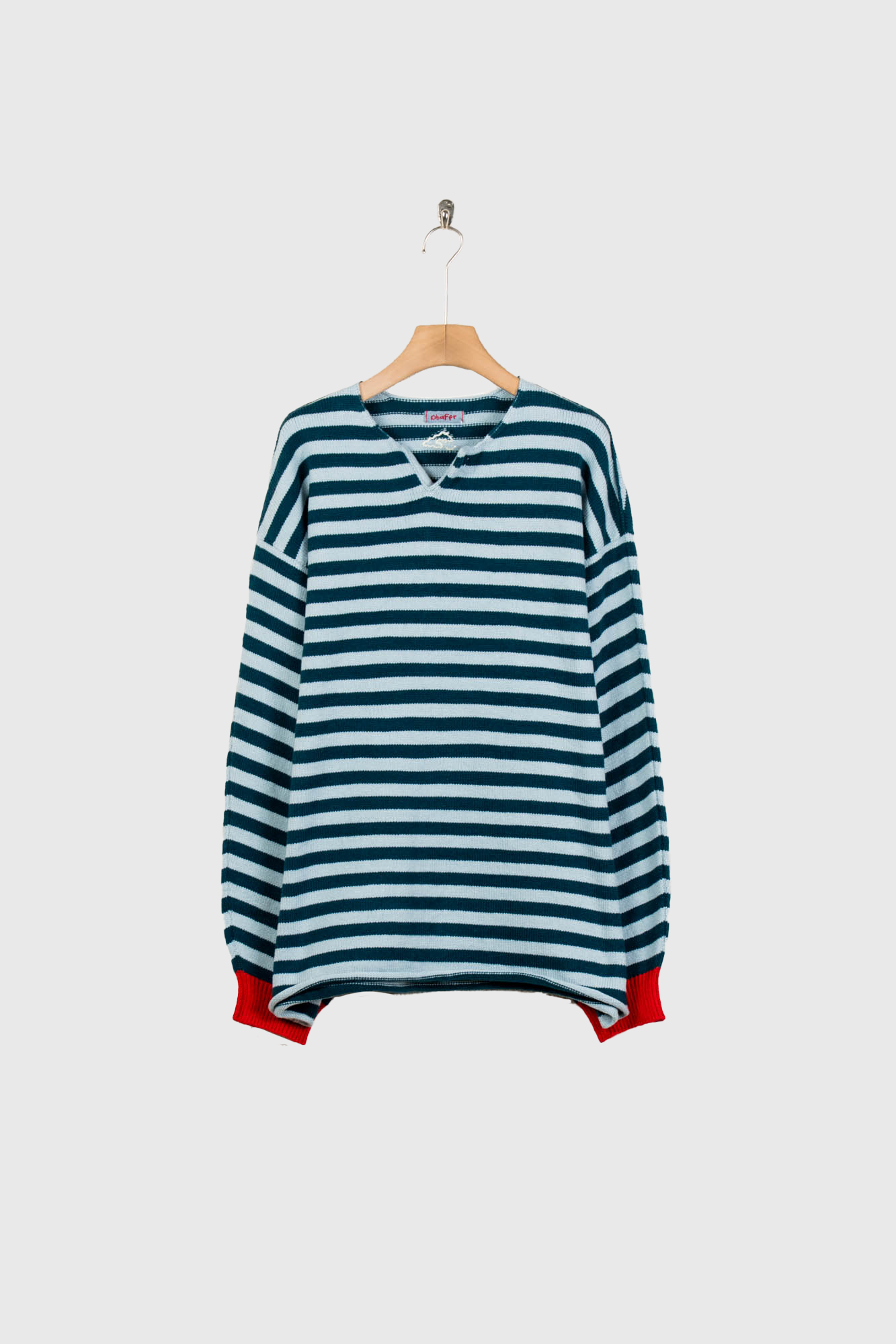 Cotton skipper border pullover