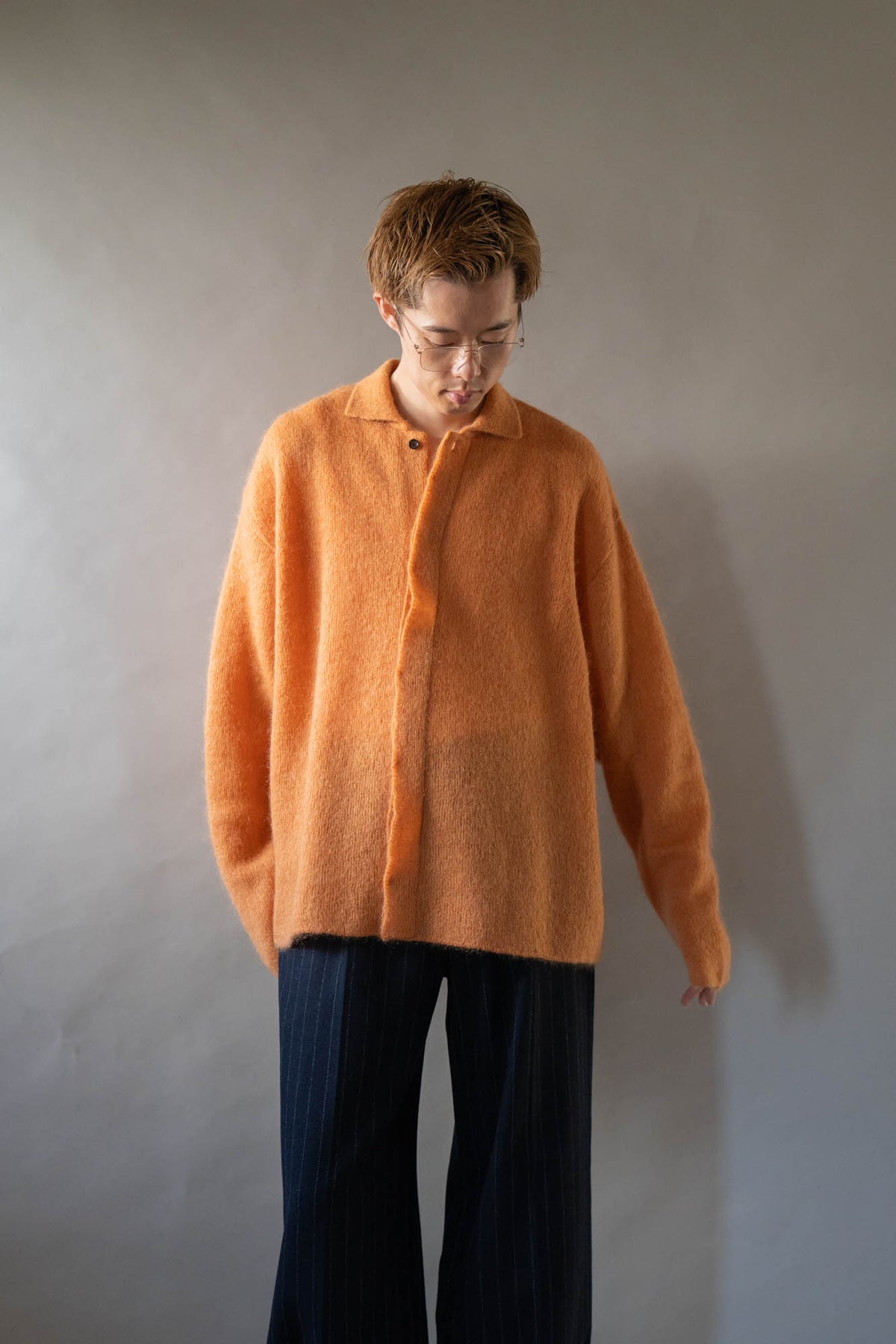 Kid Mohair Knit Shirts