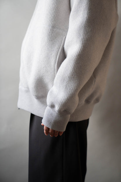 WOOL SWEAT ZIP HOODIE