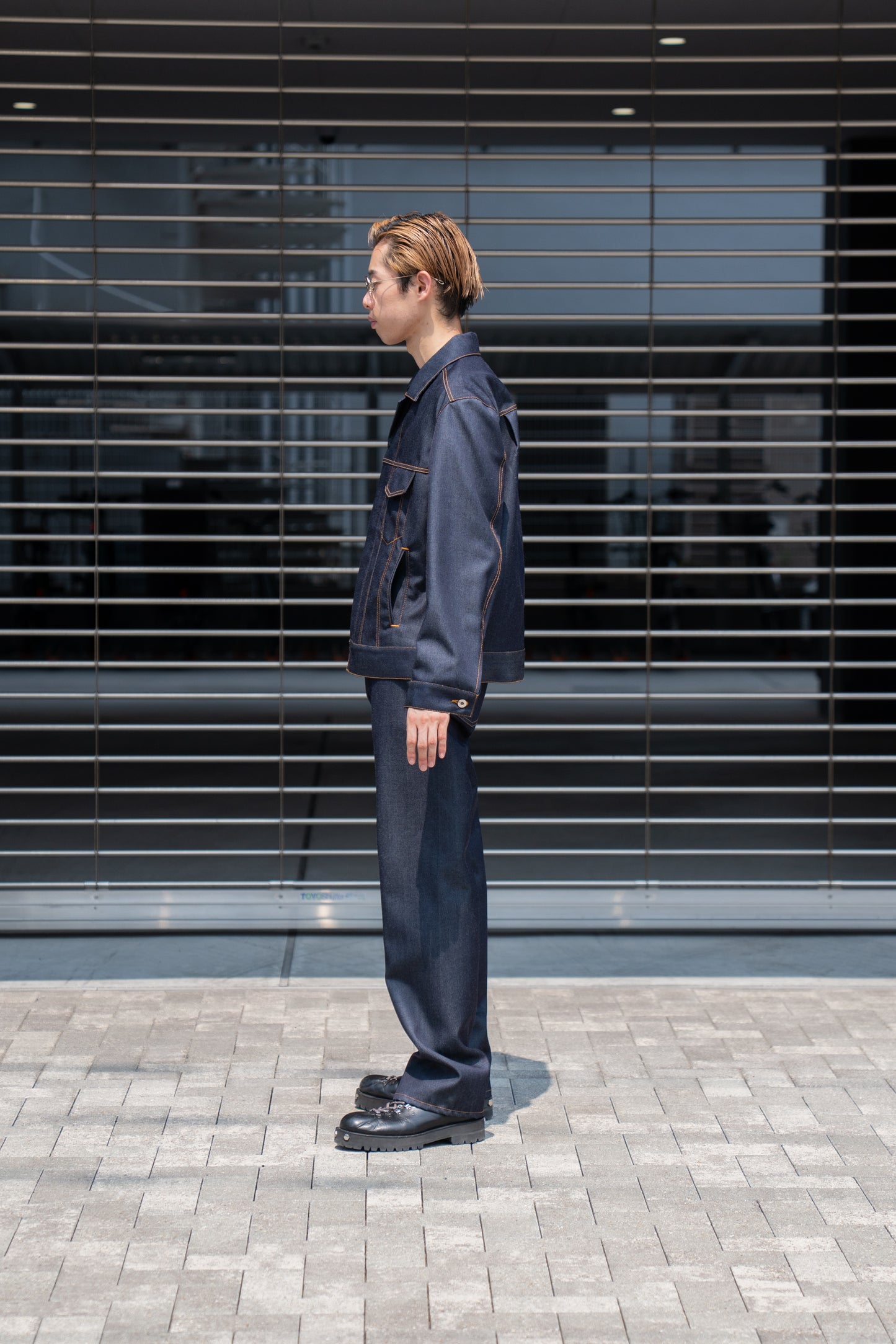 DENIM PANT IN WOOL DENIM