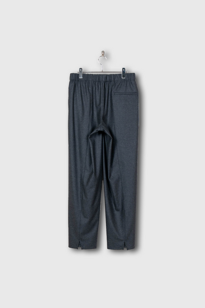 Drawstring Trousers in Wool Flannel