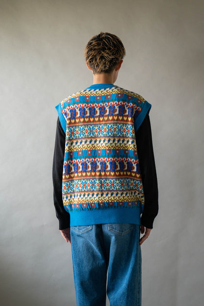Jacquarded Slope Vest