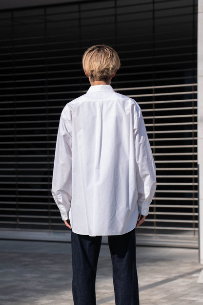 SUVIN COTTON OVERSIZED REGULAR COLLAR SHIRT(ST.1491)