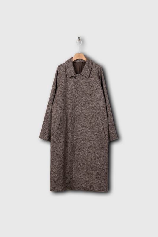 cashmere twill coat