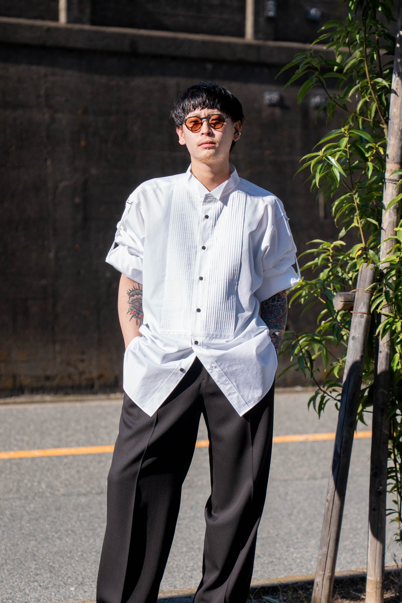 シャツ 26SS OVERCOAT Chiyonofuji Collaboration Tuxedo Shirt Chiyonofuji Collaboration Tuxedo Shirt | シャツ OVERCOAT（オーバー
