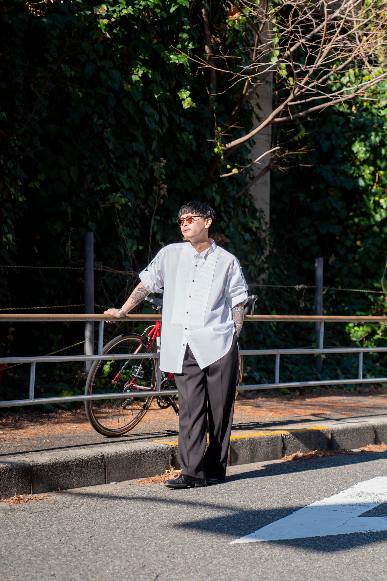 Chiyonofuji Collaboration Tuxedo Shirt | シャツ OVERCOAT（オーバー