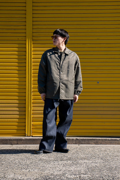 Washed Nylon Coach Jacket