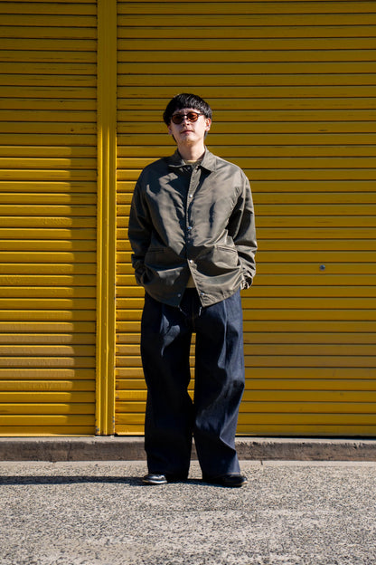 Washed Nylon Coach Jacket