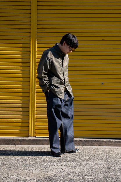 Washed Nylon Coach Jacket