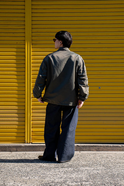 Washed Nylon Coach Jacket