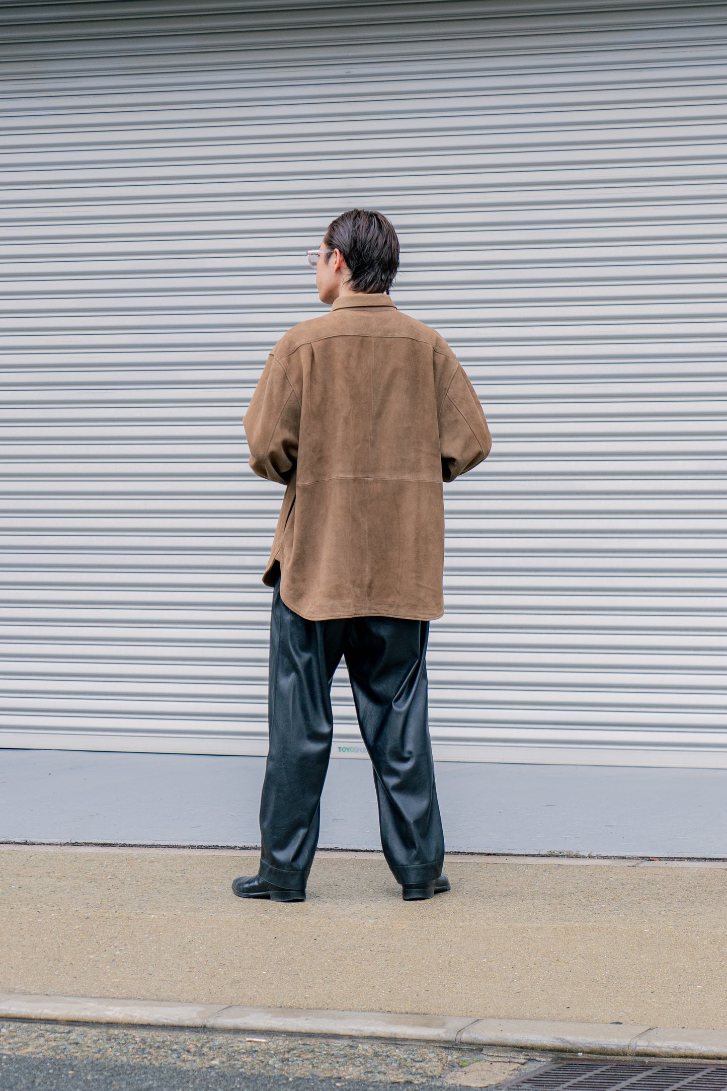 Goat Suede Wide Shirt