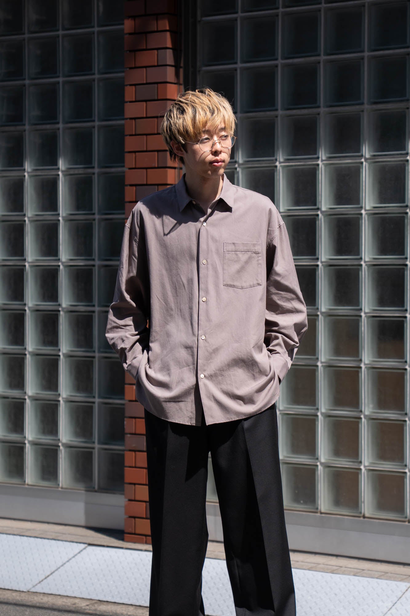 Soft Oxford Wide Shirts