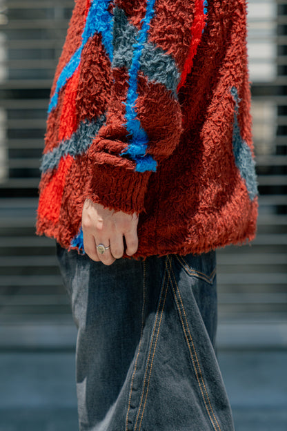 Jacquard-design knit