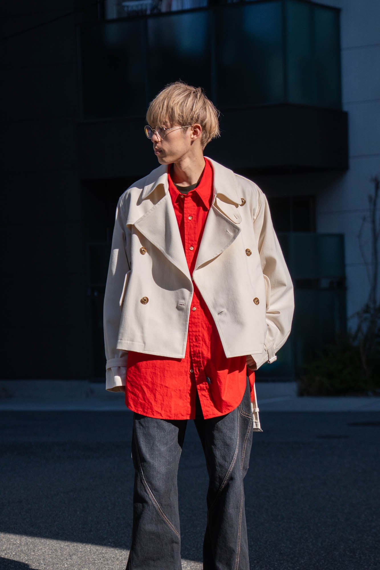 SHORT TRENCH COAT