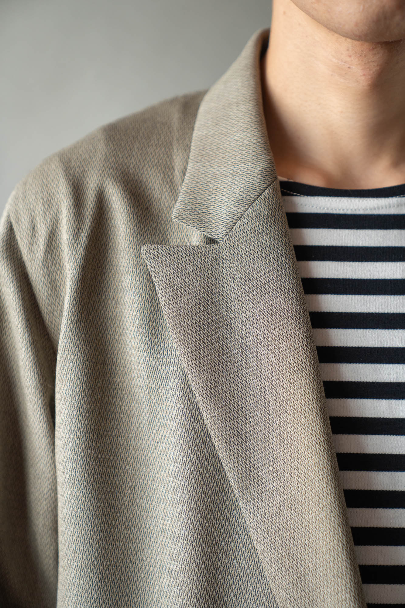 DOUBLE-BREASTED RELAX SHOULDER JACKET
