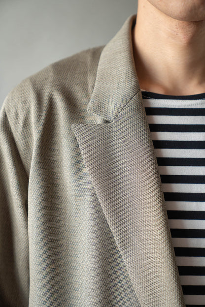 DOUBLE-BREASTED RELAX SHOULDER JACKET