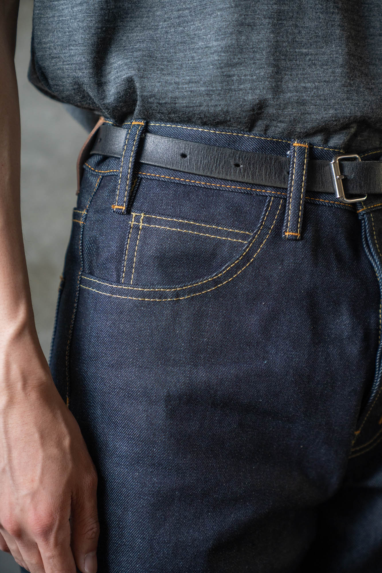 ORDINARY STRAIGHT DENIM PANTS .16 -Brando-