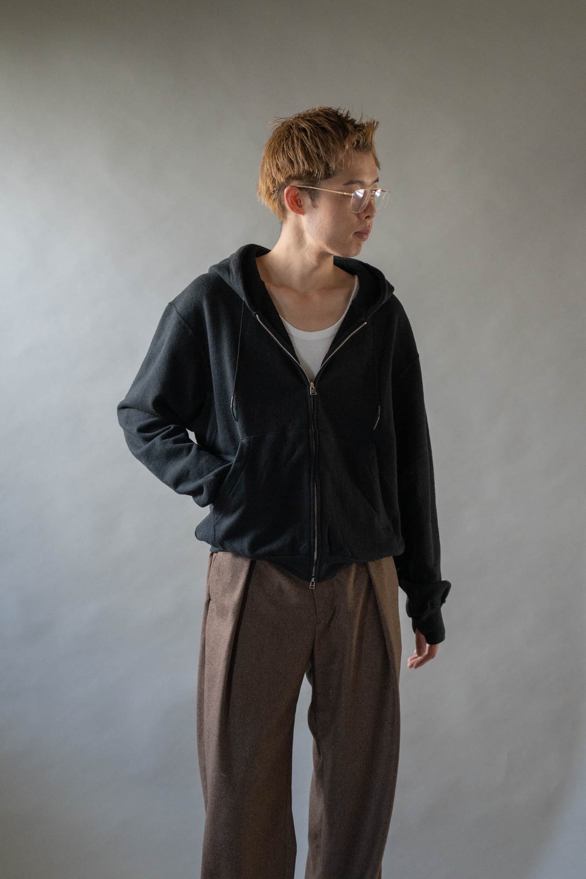 OFFICE ZIP HOODIE
