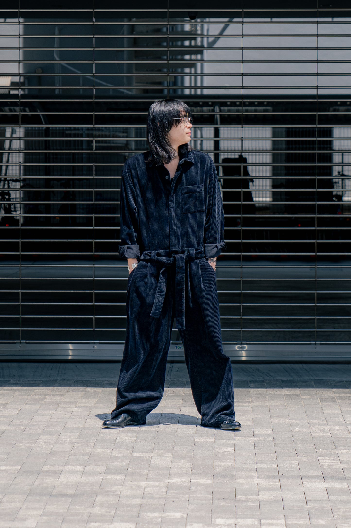 Wide Corduroy Jumpsuit