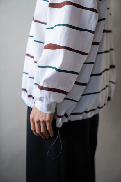SUPER BIG STRIPE LS TEE