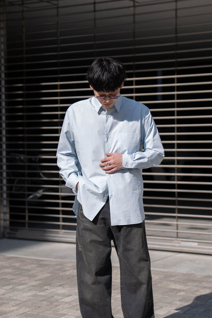 SUVIN COTTON OVERSIZED REGULAR COLLAR SHIRT(ST.1491)