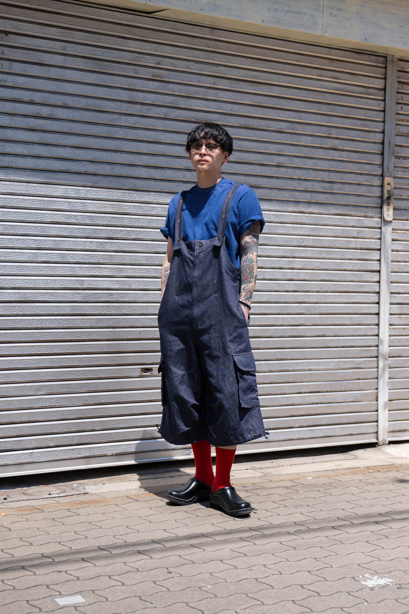 Short Denim Overall
