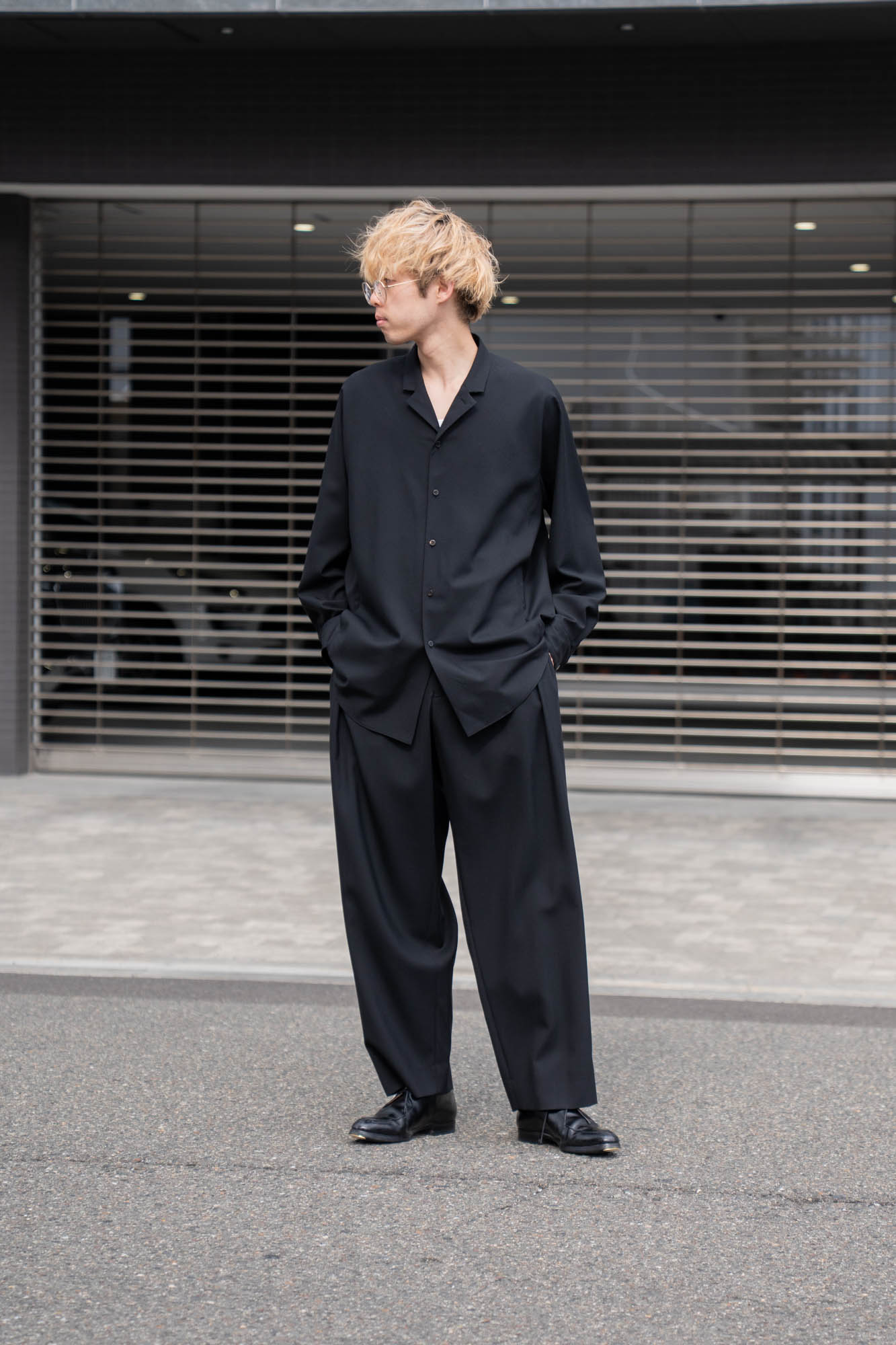 5 Tuck Trouser in Wool Tropical