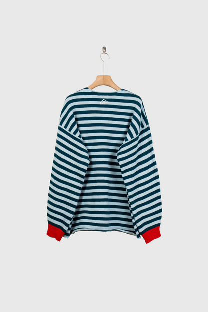 Cotton skipper border pullover